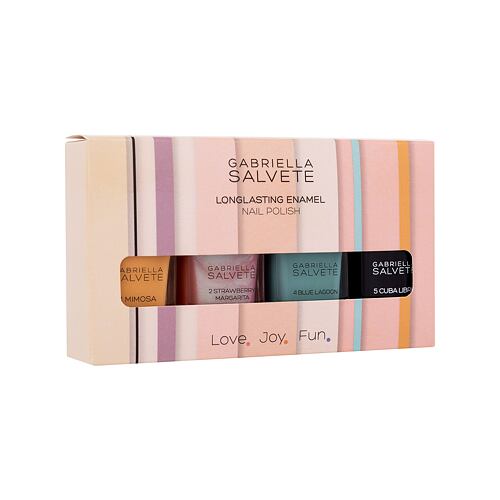 Lak na nehty Gabriella Salvete Longlasting Enamel Nail Polish Set 11 ml poškozená krabička Kazeta