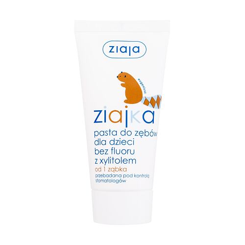 Zubní pasta Ziaja Ziajka Xylitol Toothpaste Fluoride Free 50 ml