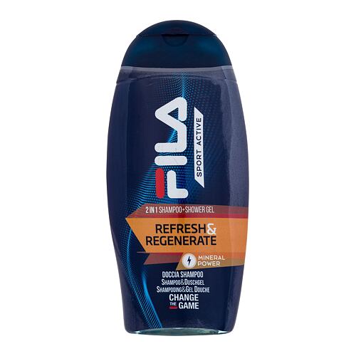 Sprchový gel Fila Sport Active Refresh & Regenerate 2in1 Shampoo + Shower Gel 250 ml