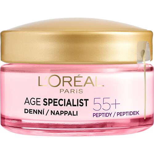 Denní pleťový krém L'Oréal Paris Age Specialist 55+ Anti-Wrinkle Brightening Care 50 ml