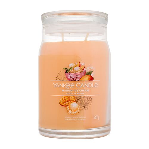 Vonná svíčka Yankee Candle Signature Mango Ice Cream 567 g