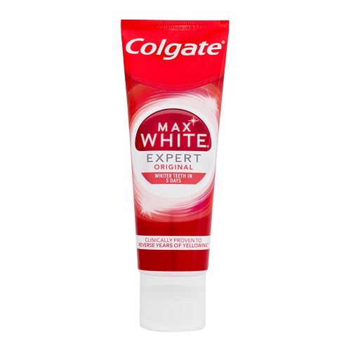 Zubní pasta Colgate Max White Expert Original 75 ml poškozená krabička