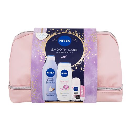 Tělové mléko Nivea Smooth Care Skincare Moments 400 ml Kazeta