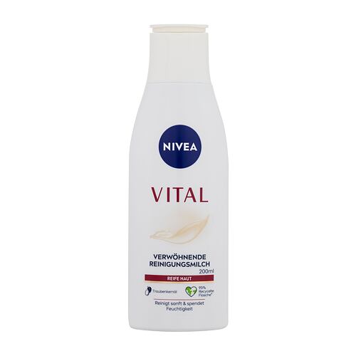 Čisticí mléko Nivea Vital Pampering Cleansing Milk 200 ml