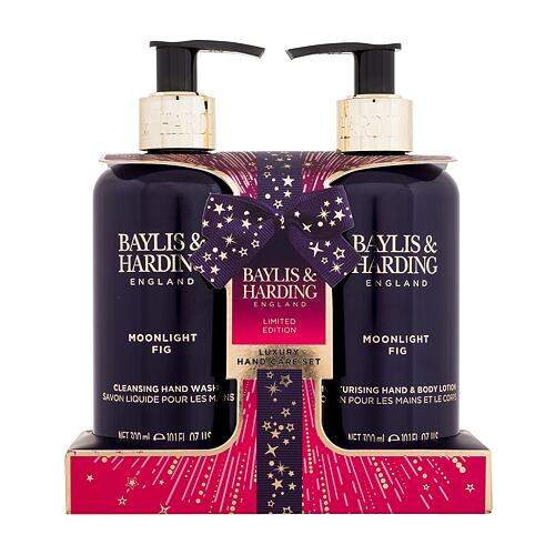 Tekuté mýdlo Baylis & Harding Moonlight Fig Luxury Hand Care Set 300 ml Kazeta