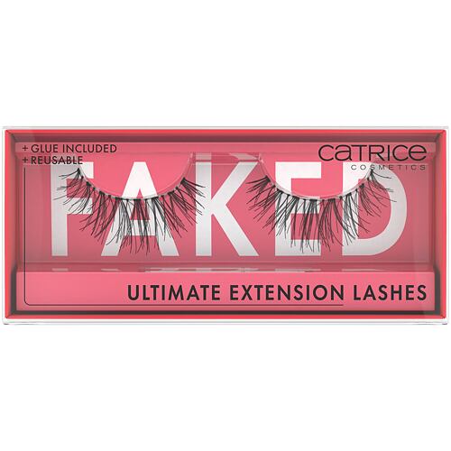 Umělé řasy Catrice Faked Ultimate Extension Lashes 1 ks Black