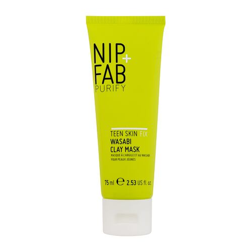 Pleťová maska NIP+FAB Purify Teen Skin Fix Wasabi Clay Mask 75 ml