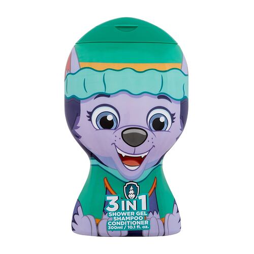 Sprchový gel Nickelodeon Paw Patrol Everest 3in1 Shower Gel, Shampoo & Conditioner 300 ml