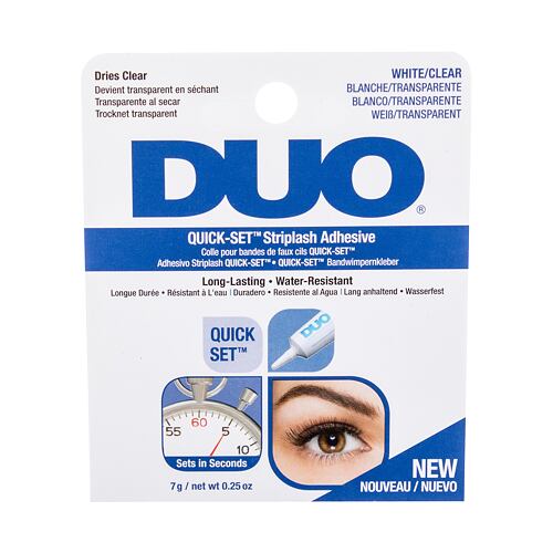 Lepidlo na řasy Ardell Duo Quick-Set Striplash Adhesive White/Clear 7 g