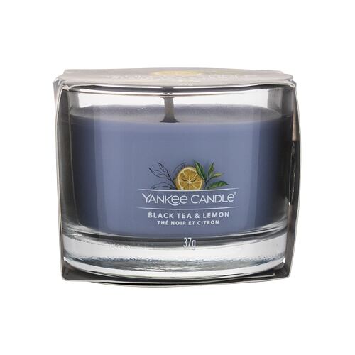 Vonná svíčka Yankee Candle Black Tea & Lemon 37 g