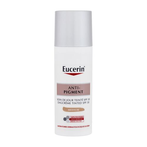 Denní pleťový krém Eucerin Anti-Pigment Tinted Day Cream SPF30 50 ml Medium