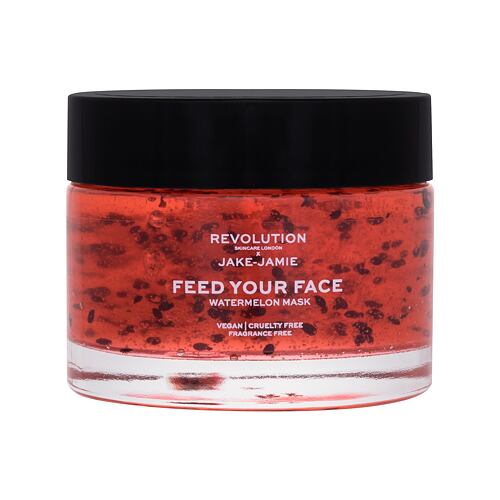 Pleťová maska Revolution Skincare  X Jake-Jamie Feed Your Face Watermelon Mask 50 ml