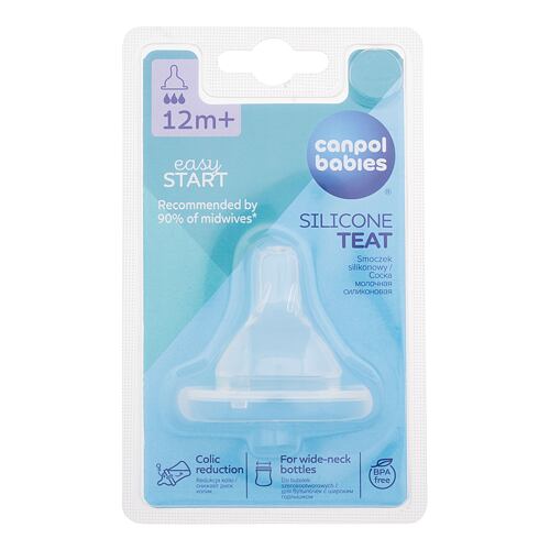 Savička Canpol babies Easy Start Silicone Teat Fast 12m+ 1 ks