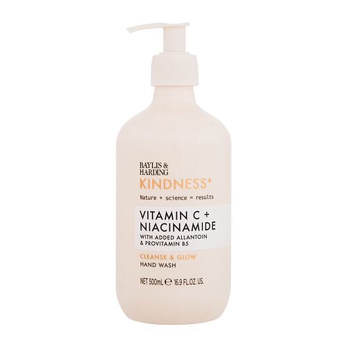 Tekuté mýdlo Baylis & Harding Kindness+ Vitamin C + Niacinamide Cleanse & Glow Hand Wash 500 ml