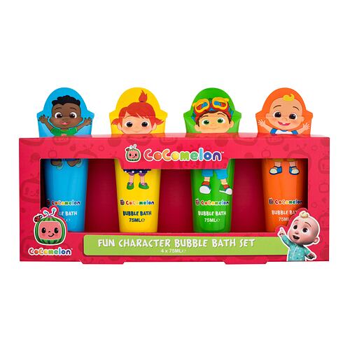 Pěna do koupele Cocomelon Fun Character Bubble Bath Set 75 ml poškozená krabička Kazeta