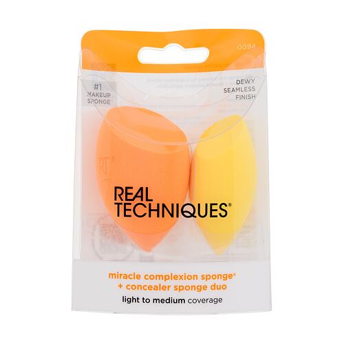 Aplikátor Real Techniques Miracle Complexion Sponge + Concealer Sponge Duo 1 ks