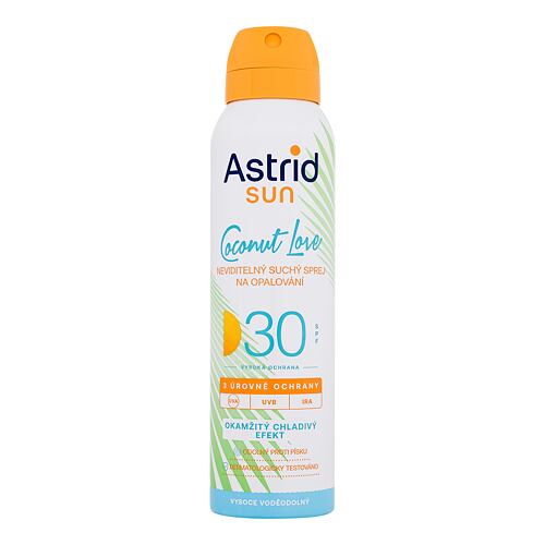 Opalovací přípravek na tělo Astrid Sun Coconut Love Dry Mist Spray SPF30 150 ml