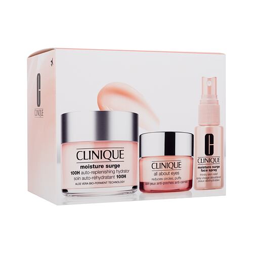 Denní pleťový krém Clinique Moisture Surge Ultra Hydration Travel Exclusive 125 ml poškozená krabička Kazeta