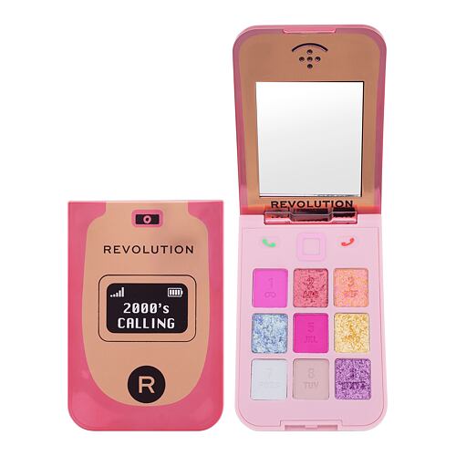 Oční stín Makeup Revolution London Y2K Baby Flip Phone Eyeshadow Palette 3,6 g 2000's Calling