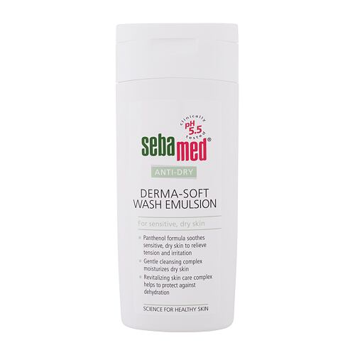 Sprchový gel SebaMed Anti-Dry Derma-Soft Wash Emulsion 200 ml poškozená krabička