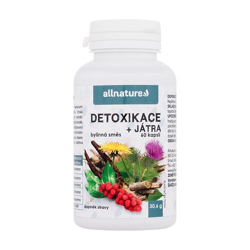 Doplněk stravy Allnature Detoxikace + Játra 60 ks