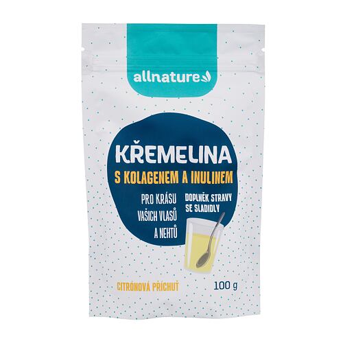 Doplněk stravy Allnature Křemelina + Kolagen a Inulin 100 g