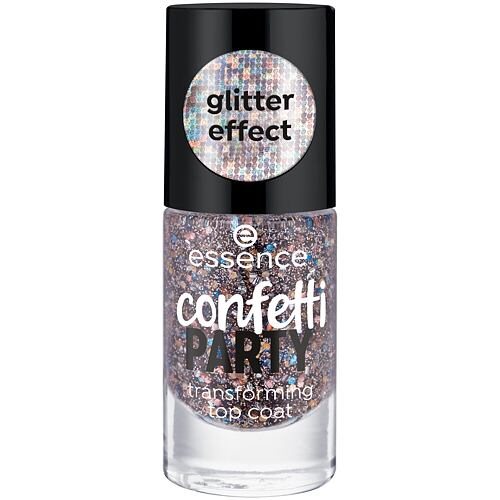 Lak na nehty Essence Confetti Party Transforming Top Coat 8 ml