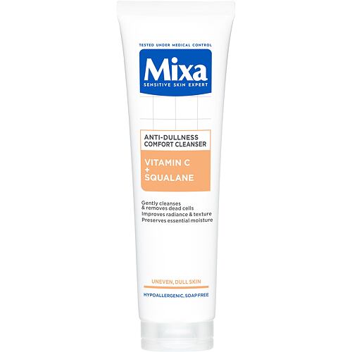 Čisticí gel Mixa Vitamin C+ Squalane Anti-Dullness Comfort Cleanser 150 ml