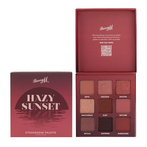 Oční stín Barry M Hazy Sunset Eyeshadow Palette 10,8 g