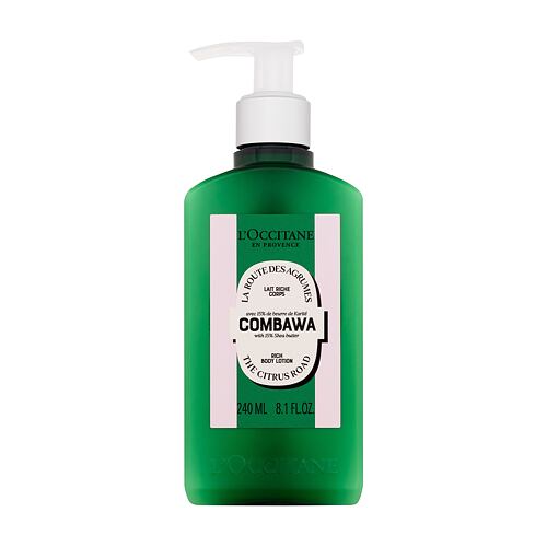 Tělové mléko L'Occitane The Citrus Road Combawa Rich Body Lotion 240 ml