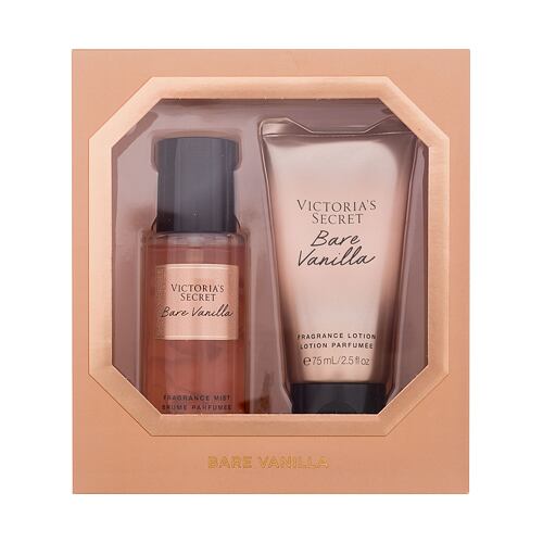 Tělový sprej Victoria´s Secret Bare Vanilla SET1 75 ml poškozená krabička Kazeta