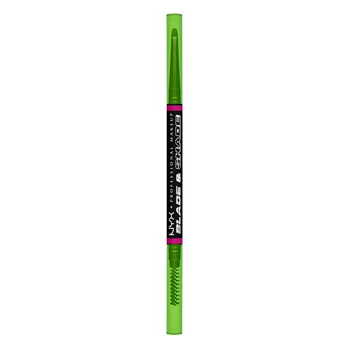 Tužka na obočí NYX Professional Makeup Blade & Shade Dual Edge Brow Pencil 0,06 g 12 Black