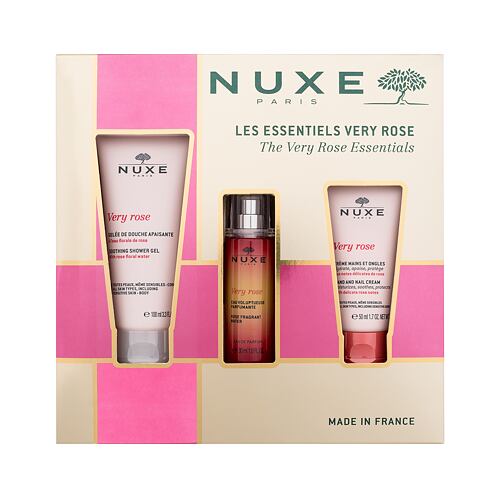 Sprchový gel NUXE Very Rose Essentials 100 ml poškozená krabička Kazeta