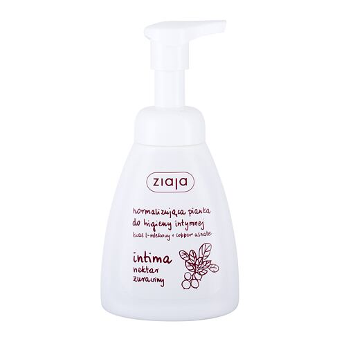 Intimní hygiena Ziaja Intimate Foam Wash Cranberry Nectar 250 ml poškozený flakon
