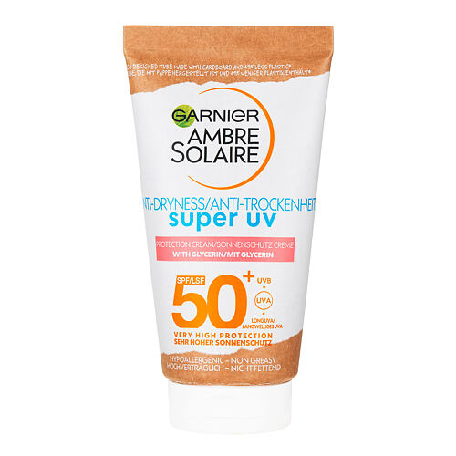 Opalovací přípravek na obličej Garnier Ambre Solaire Sensitive Advanced SPF50+ 50 ml