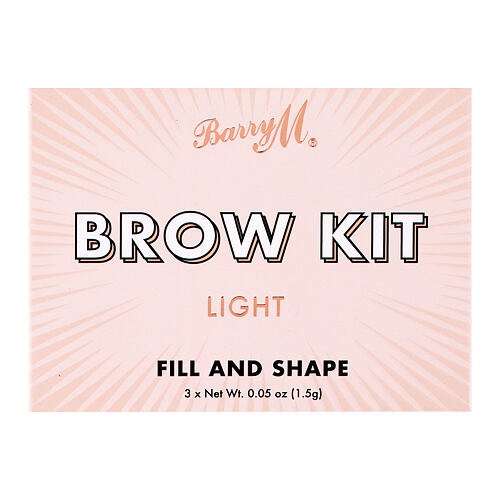 Set a paletka na obočí Barry M Brow Kit  4,5 g Light