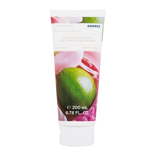 Tělové mléko Korres Ginger Lime Smoothing Body Milk 200 ml