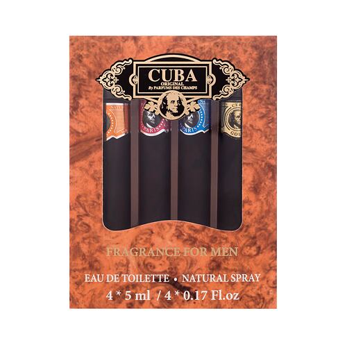 Toaletní voda Cuba Set Miniatures 5 ml Kazeta