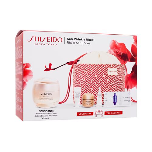 Denní pleťový krém Shiseido Benefiance Anti-Wrinkle Ritual 50 ml poškozená krabička Kazeta