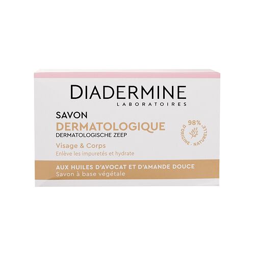 Tuhé mýdlo Diadermine Dermatological Bar Soap 100 g poškozená krabička