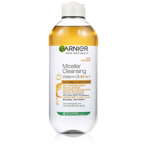 Micelární voda Garnier Skin Naturals Two-Phase Micellar Water All In One 400 ml