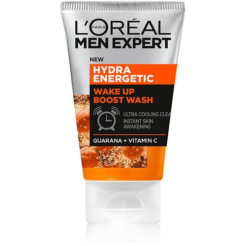 Čisticí gel L'Oréal Paris Men Expert Hydra Energetic Wake-Up Effect 100 ml