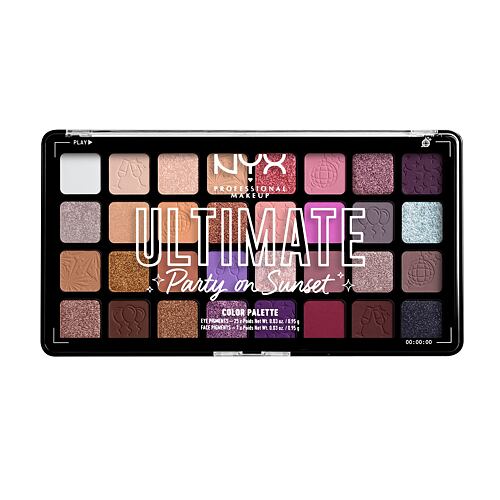 Oční stín NYX Professional Makeup Ultimate Color Palette 30,4 g 01 Party On Sunset