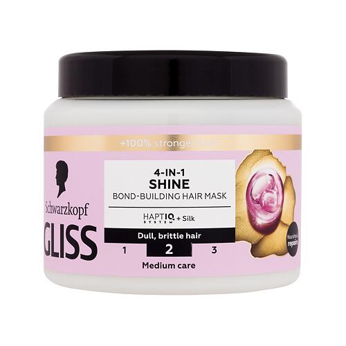 Maska na vlasy Schwarzkopf Gliss Shine 4-in-1 Hair Mask 400 ml