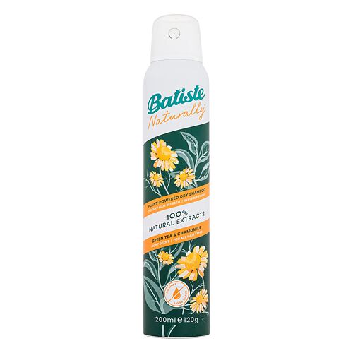 Suchý šampon Batiste Naturally Green Tea & Chamomile 200 ml