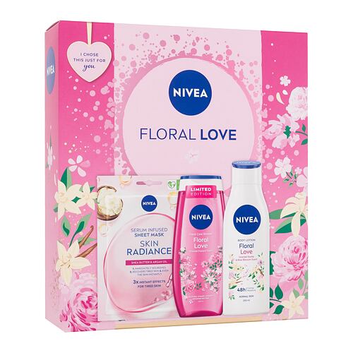 Sprchový gel Nivea Floral Love 250 ml Kazeta