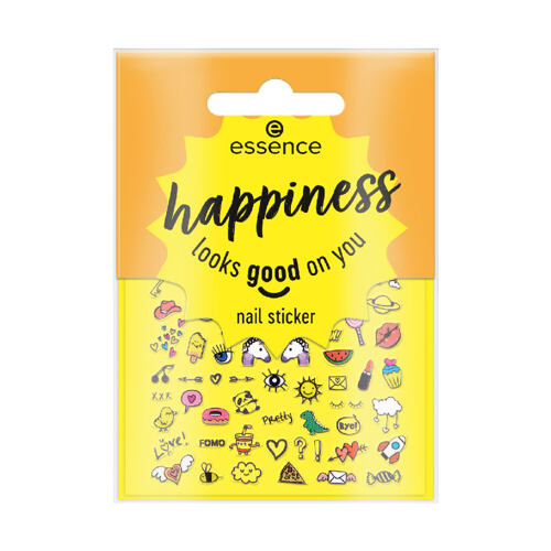 Ozdoby na nehty Essence Nail Stickers Happiness Looks Good On You 1 balení