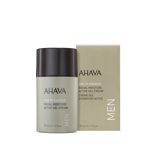 Denní pleťový krém AHAVA Men Time To Energize Facial Moisture Active Gel Cream 50 ml