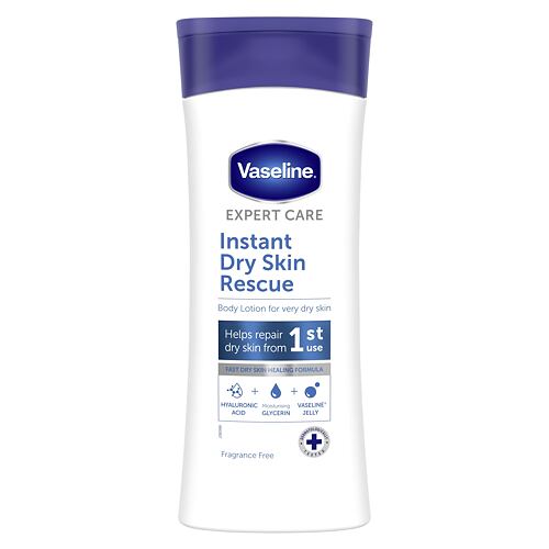 Tělové mléko Vaseline Expert Care Instant Dry Skin Rescue 400 ml