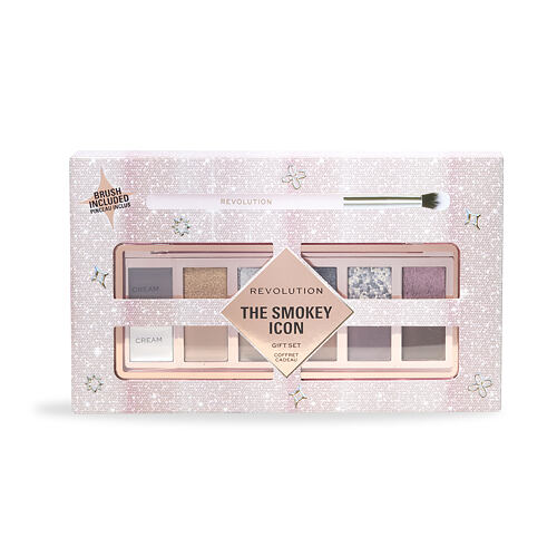 Oční stín Makeup Revolution London The Smokey Icon Gift Set 8,4 g Kazeta